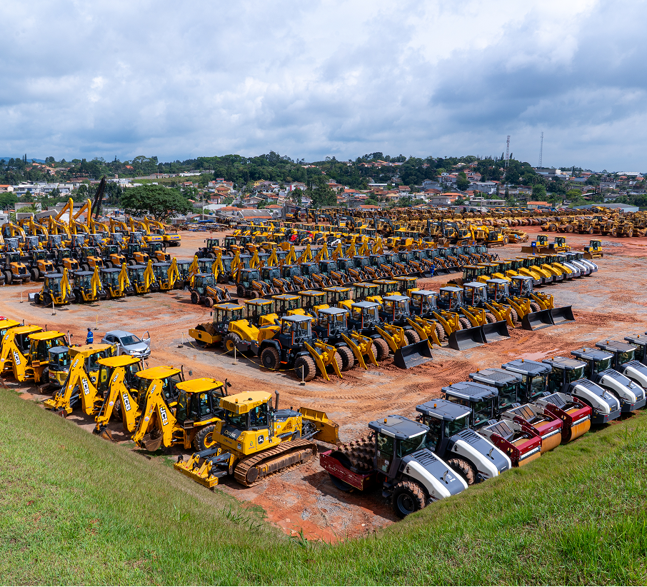 frota de máquinas linha amarela armac