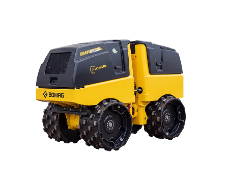 Rolo compactador de controle remoto para aluguel por diária